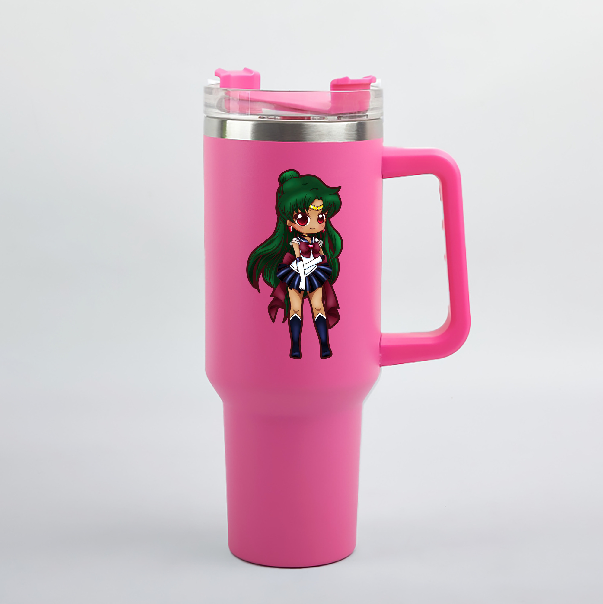 （画像用） 美少女戦士セーラームーン 冥王せつな Sailor Moon Meiou Setsuna 1200mL車用タンブラー（カラープリント）